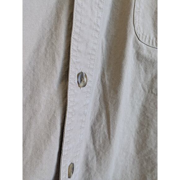 Cabela's Men's Shirt Classic Left-Hand Shooting Khaki & Blaze Orange Size XL Reg - Picture 9 of 10